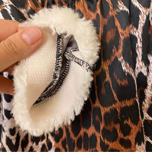 Girls Leopard Print Cavegirl flintstones Halloween Costume Dress medium 8/10 - Picture 4 of 8